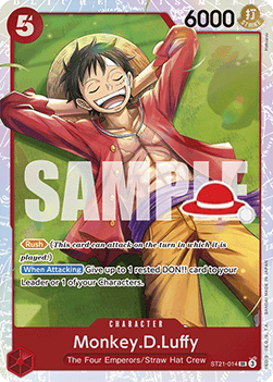 Monkey.D.Luffy (ST21-014) - Learn Together Deck Set 01 (Super Rare) [LD01-ST21-014]