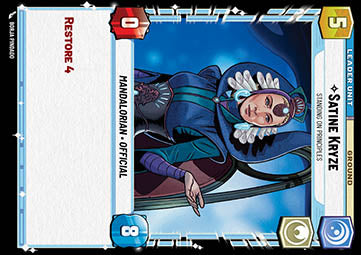 Satine Kryze, Standing on Principles - Secrets of Power (Rare) [SEC-005]