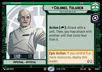 Colonel Yularen, This Is Why We Plan - Secrets of Power (Common) [SEC-006]