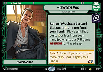 Dryden Vos, I Never Ask Twice - Secrets of Power (Rare) [SEC-007]