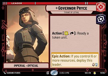 Governor Pryce, Tyrant of Lothal - Secrets of Power (Rare) [SEC-011]
