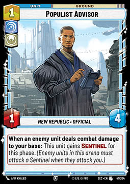 Populist Advisor (V.1) - Secrets of Power (Uncommon) [SEC-041]