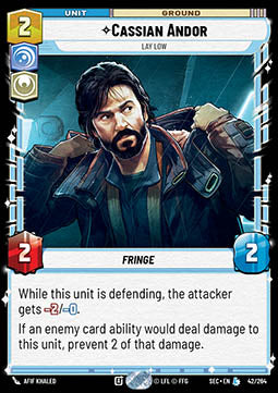 Cassian Andor, Lay Low (V.1) - Secrets of Power (Legendary) [SEC-042]