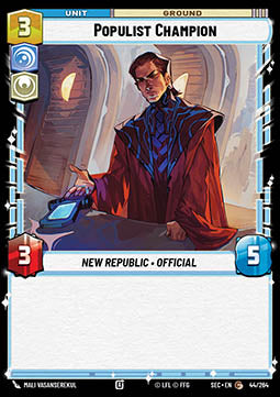 Populist Champion (V.1) - Secrets of Power (Common) [SEC-044]