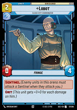 Lobot, Cloud City Coordinator (V.1) - Secrets of Power (Uncommon) [SEC-057]