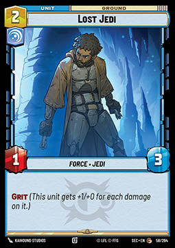 Lost Jedi (V.1) - Secrets of Power (Common) [SEC-058]