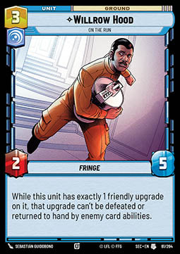 Willrow Hood, On the Run (V.1) - Secrets of Power (Uncommon) [SEC-061]