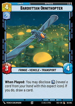 Bardottan Ornithopter (V.1) - Secrets of Power (Common) [SEC-062]