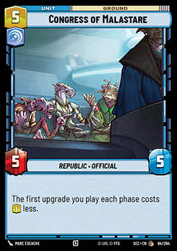 Congress of Malastare (V.1) - Secrets of Power (Common) [SEC-064]