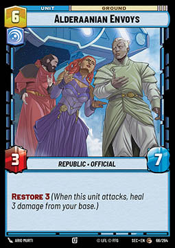 Alderaanian Envoys (V.1) - Secrets of Power (Common) [SEC-066]