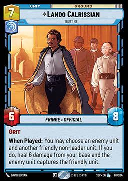 Lando Calrissian, Trust Me (V.1) - Secrets of Power (Legendary) [SEC-068]
