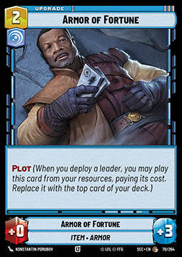 Armor of Fortune (V.1) - Secrets of Power (Common) [SEC-070]