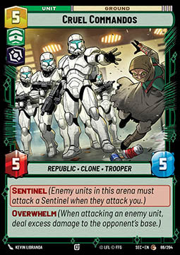 Cruel Commandos (V.1) - Secrets of Power (Common) [SEC-086]