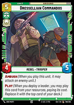 Dressellian Commandos (V.1) - Secrets of Power (Common) [SEC-100]