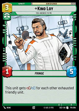 Kino Loy, You Answer to Me (V.1) - Secrets of Power (Uncommon) [SEC-114]