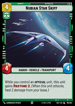 Nubian Star Skiff (V.1) - Secrets of Power (Common) [SEC-116]