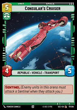 Consular's Cruiser (V.1) - Secrets of Power (Common) [SEC-117]