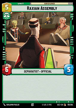 Raxian Assembly (V.1) - Secrets of Power (Common) [SEC-118]