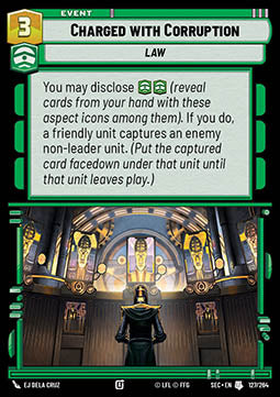 Charged with Corruption (V.1) - Secrets of Power (Uncommon) [SEC-127]