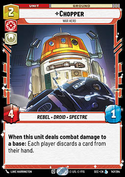 Chopper, War Hero (V.1) - Secrets of Power (Legendary) [SEC-147]