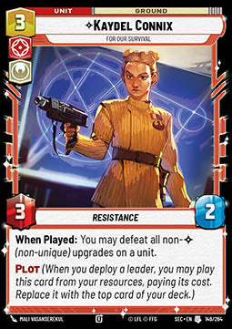 Kaydel Connix, For Our Survival (V.1) - Secrets of Power (Uncommon) [SEC-149]
