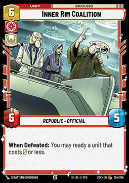 Inner Rim Coalition (V.1) - Secrets of Power (Common) [SEC-154]
