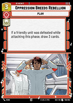 Oppression Breeds Rebellion (V.1) - Secrets of Power (Uncommon) [SEC-158]