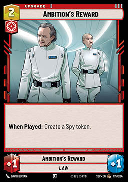 Ambition's Reward (V.1) - Secrets of Power (Common) [SEC-175]