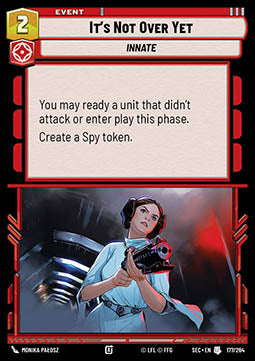 It's Not Over Yet (V.1) - Secrets of Power (Uncommon) [SEC-177]