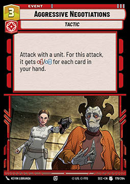 Aggressive Negotiations (V.1) - Secrets of Power (Uncommon) [SEC-179]