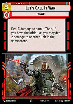 Let's Call It War (V.1) - Secrets of Power (Common) [SEC-180]