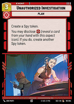 Unauthorized Investigation (V.1) - Secrets of Power (Common) [SEC-181]