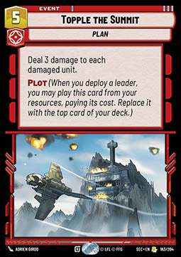 Topple the Summit (V.1) - Secrets of Power (Rare) [SEC-183]