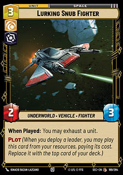 Lurking Snub Fighter (V.1) - Secrets of Power (Common) [SEC-189]