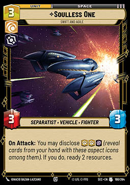 Soulless One, Swift and Agile (V.1) - Secrets of Power (Uncommon) [SEC-190]
