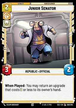 Junior Senator (V.1) - Secrets of Power (Common) [SEC-200]