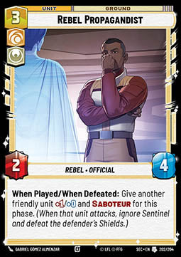 Rebel Propagandist (V.1) - Secrets of Power (Uncommon) [SEC-202]
