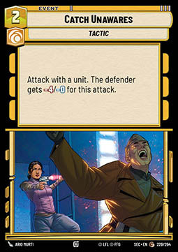 Catch Unawares (V.1) - Secrets of Power (Common) [SEC-229]