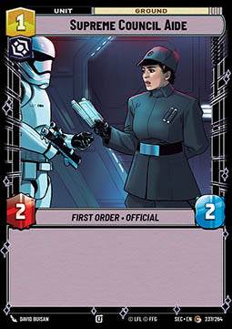 Supreme Council Aide (V.1) - Secrets of Power (Common) [SEC-237]