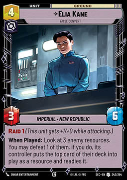 Elia Kane, False Convert (V.1) - Secrets of Power (Uncommon) [SEC-242]