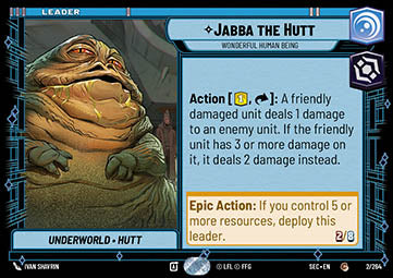 Jabba the Hutt, Wonderful Human Being - Secrets of Power (Common) [SEC-002]