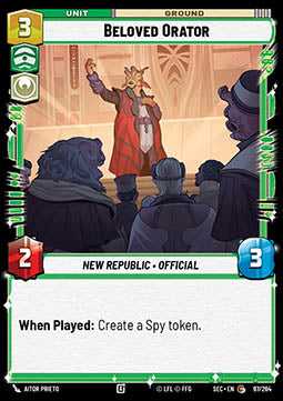 Beloved Orator (V.1) - Secrets of Power (Common) [SEC-097]