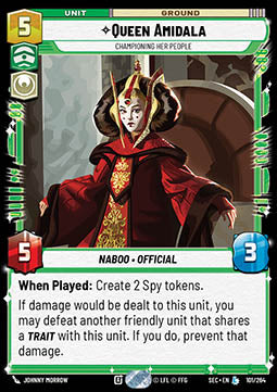 Queen Amidala, Championing Her People (V.1) - Secrets of Power (Legendary) [SEC-101]