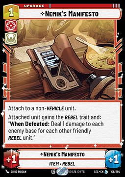 Nemik's Manifesto (V.1) - Secrets of Power (Legendary) [SEC-156]