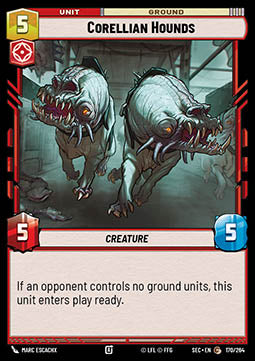Corellian Hounds (V.1) - Secrets of Power (Common) [SEC-170]