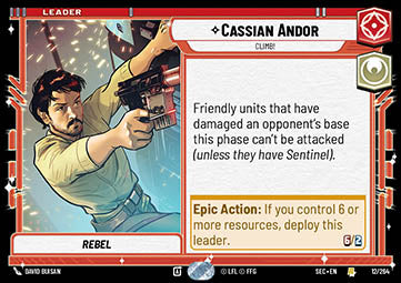 Cassian Andor, Climb! - Secrets of Power (Rare) [SEC-012]