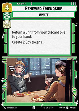 Renewed Friendship (V.1) - Secrets of Power (Uncommon) [SEC-105]