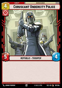 Coruscant Undercity Police (V.1) - Secrets of Power (Common) [SEC-167]