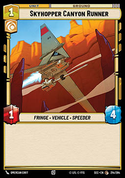 Skyhopper Canyon Runner (V.1) - Secrets of Power (Common) [SEC-214]