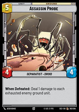 Assassin Probe (V.1) - Secrets of Power (Common) [SEC-263]